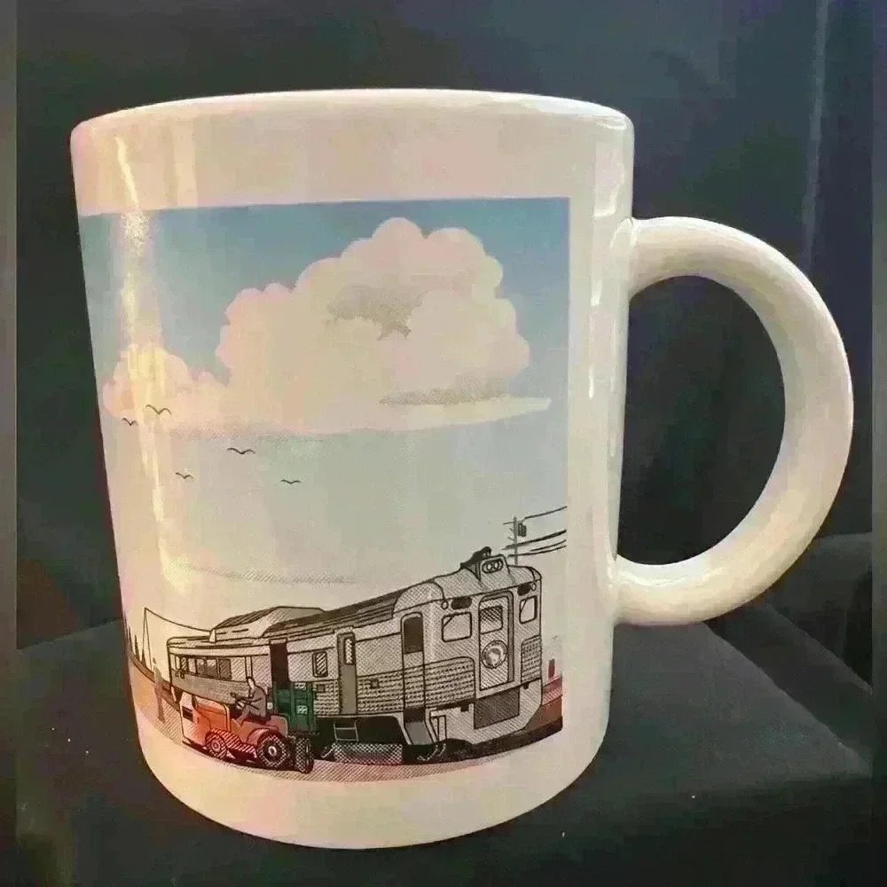 Great Northern Railway Historical Society Coffee Cup Vintage 1998 Great Falls - Picture 2 of 5